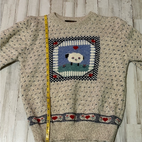Eddie Bauer Cream Wool Sweater - Picture 3 of 6
